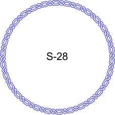 Косичка для печати образец KOS-28
